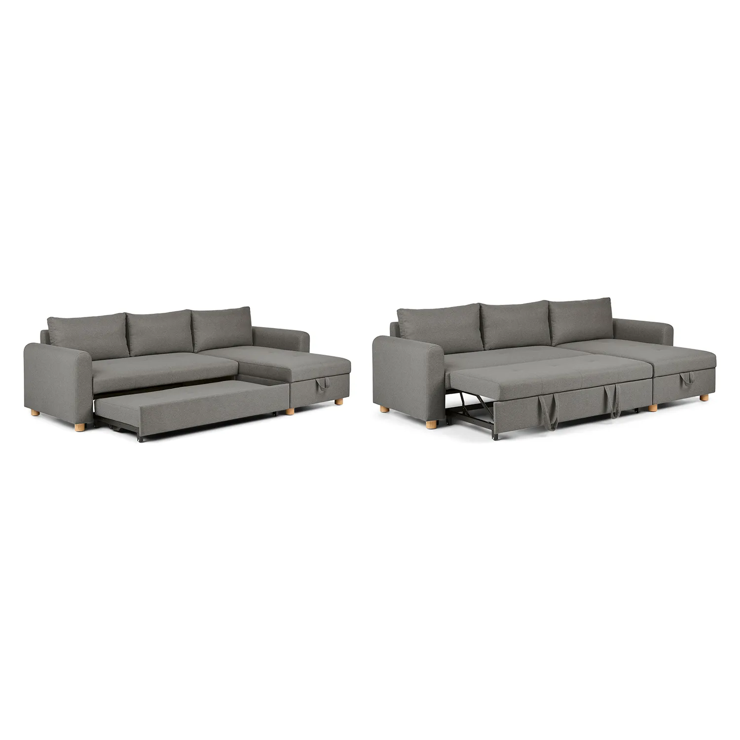 Nordby 104_ Reversible Sleeper Sectional - Henge Gray - Image 6