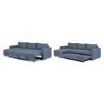 Nordby 104_ Reversible Sleeper Sectional - Lull Blue
