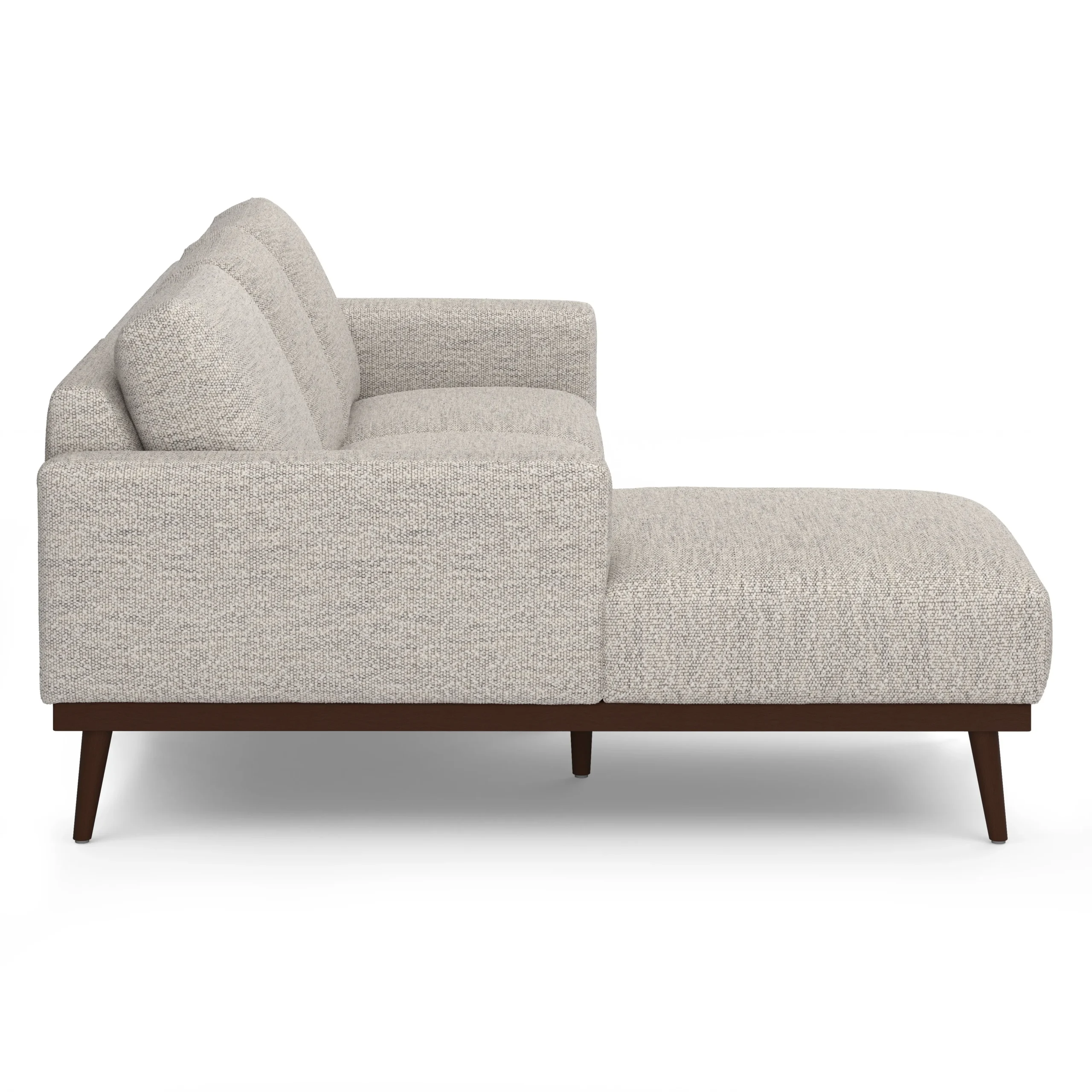 Rhett 93_ Left Chaise Sectional - Pepper Ivory - Image 6