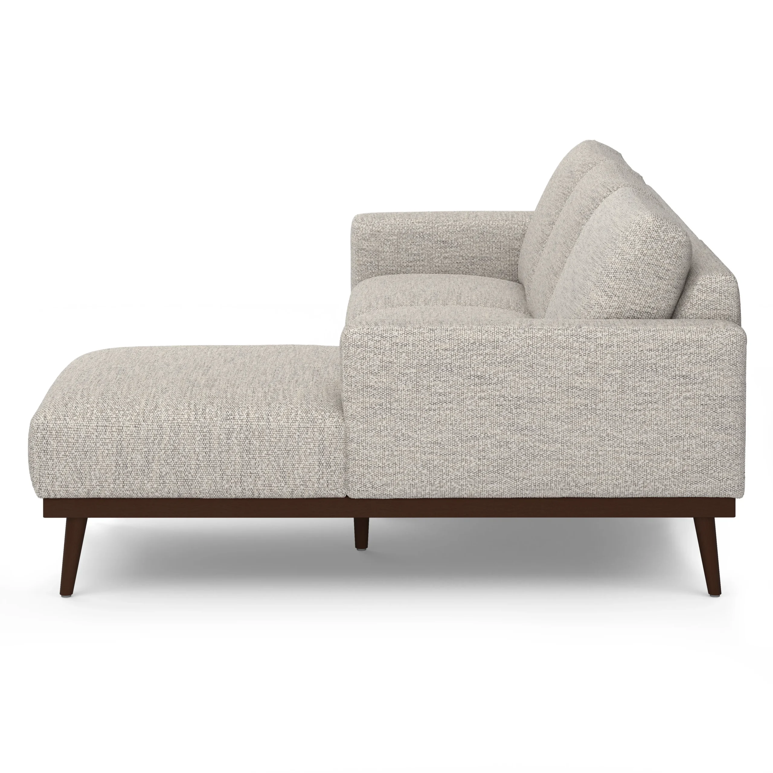 Rhett 93_ Right Chaise Sectional - Pepper Ivory - Image 6