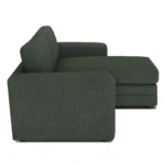 Riley 84_ Reversible Storage Sectional - Green Wool Bouclé