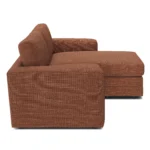 Riley 84_ Reversible Storage Sectional - Napa Rust