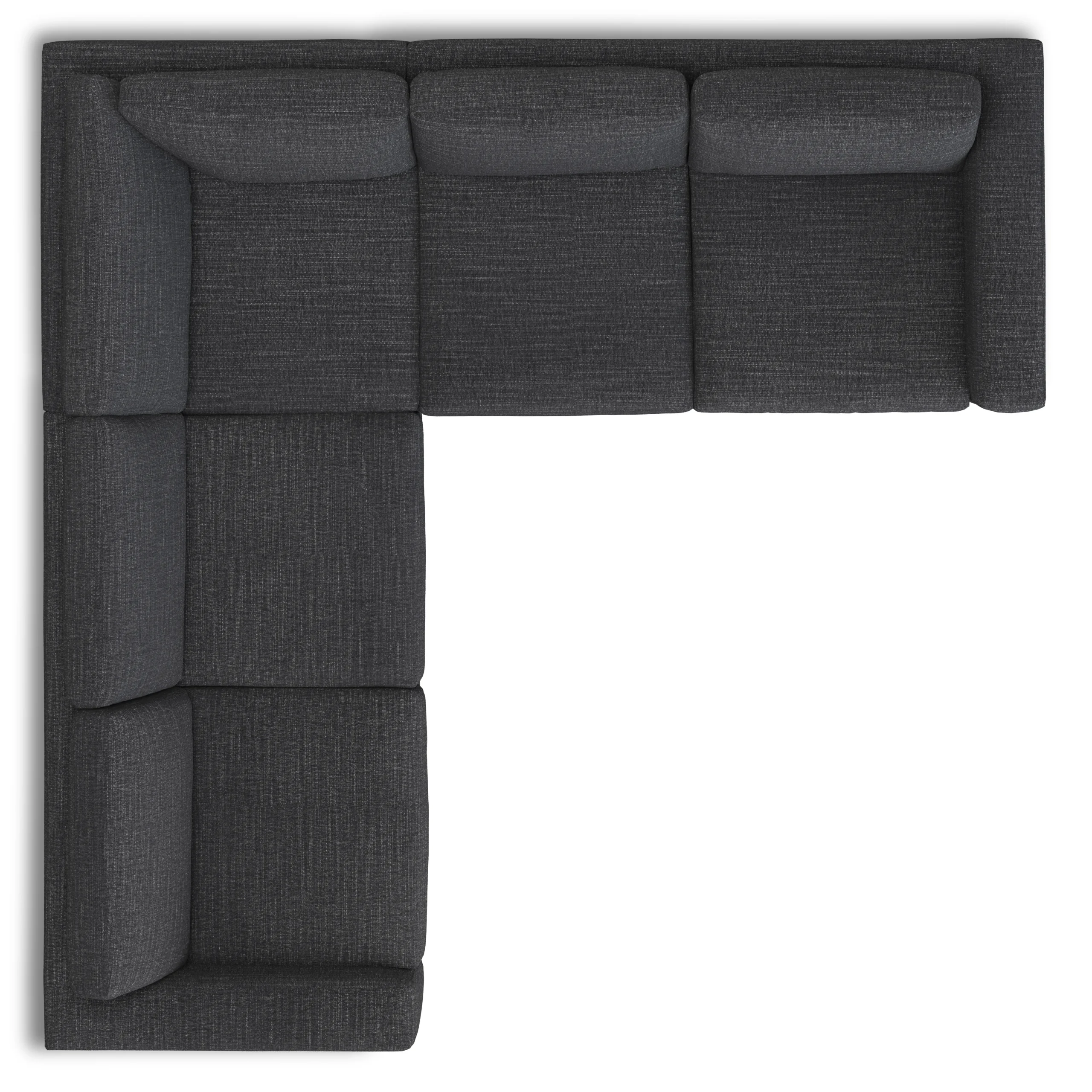 Riley 104_ Corner Sectional - Napa Charcoal - Image 6