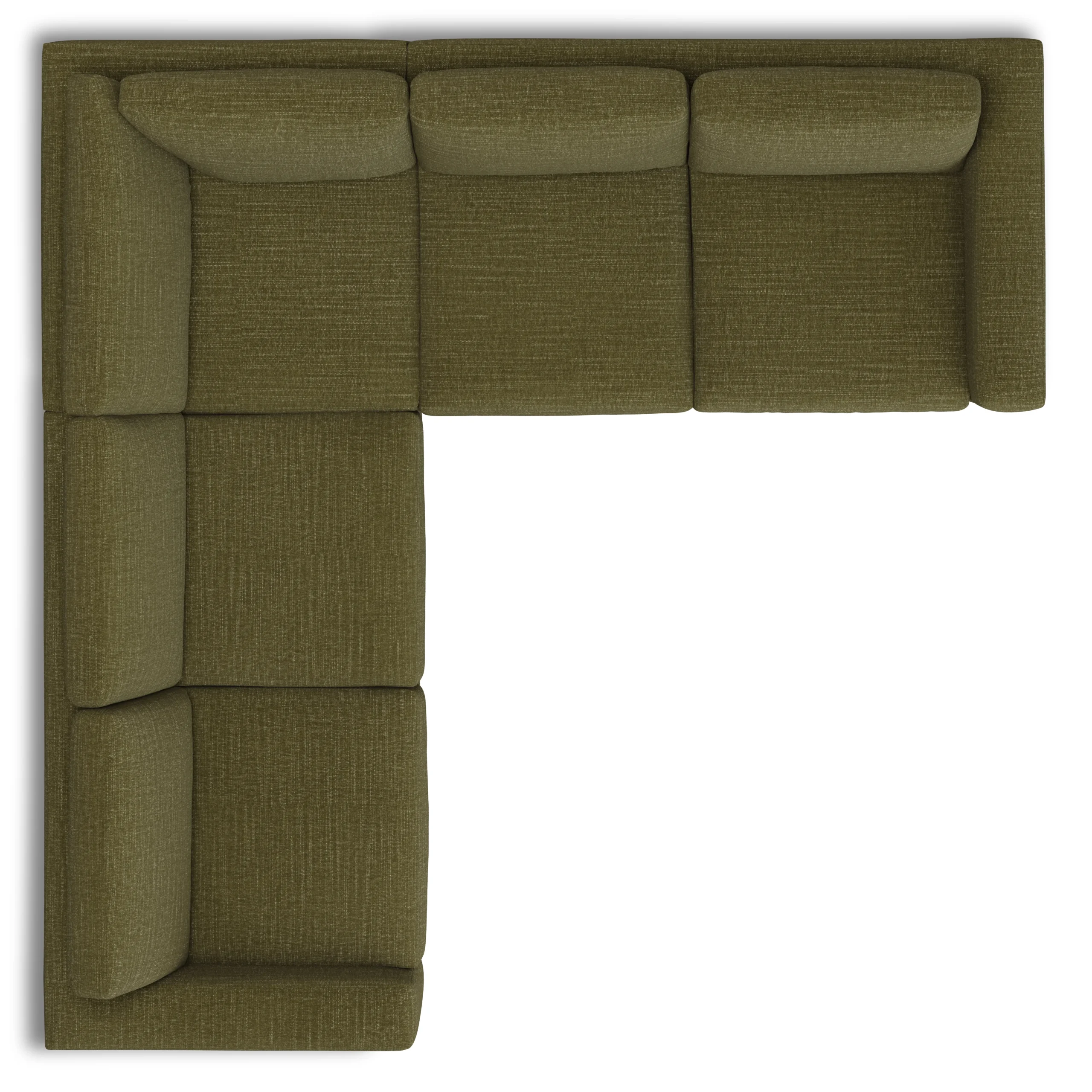 Riley 104_ Corner Sectional - Napa Moss - Image 6