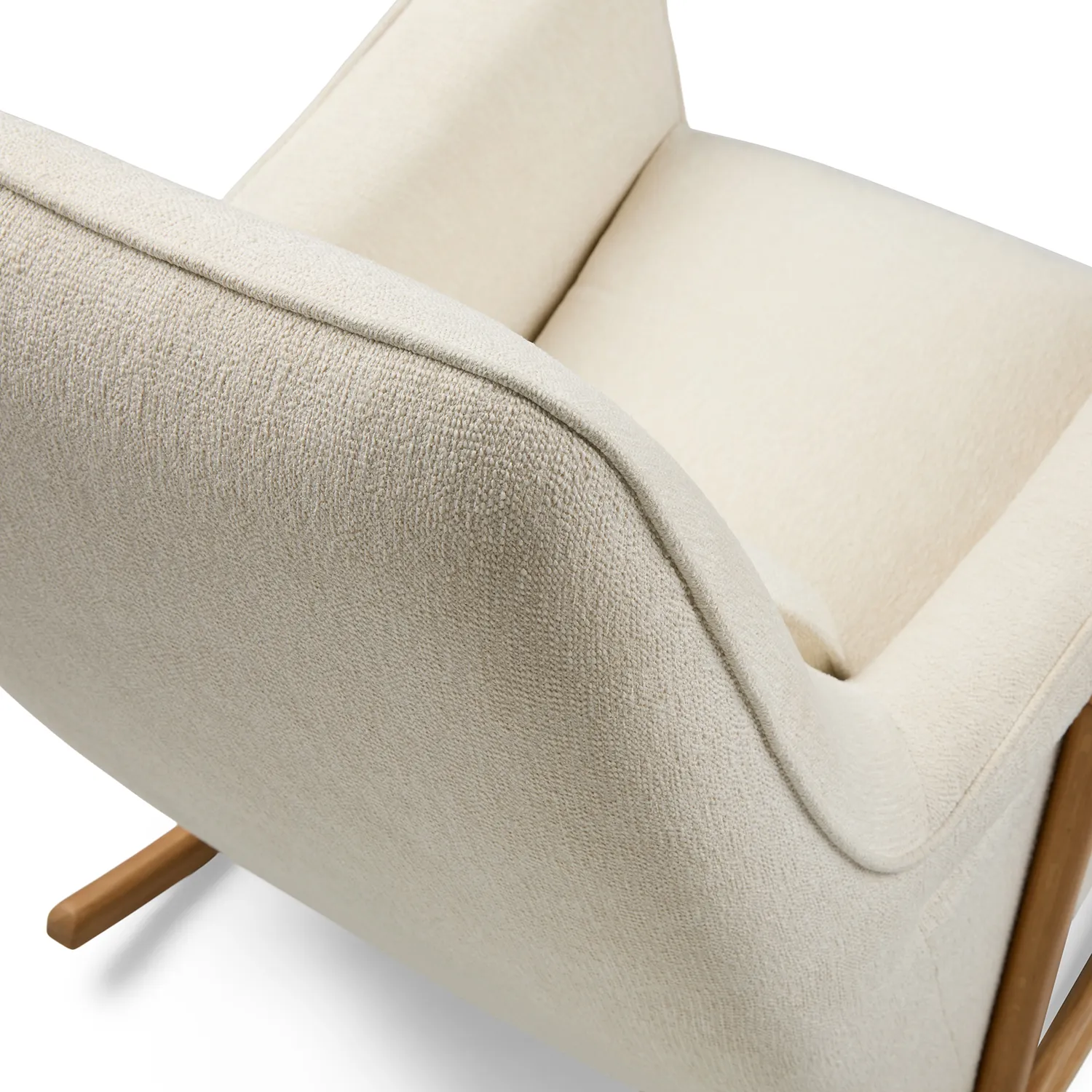 Munni 31_ Rocking Lounge Chair - Oleander White - Image 8