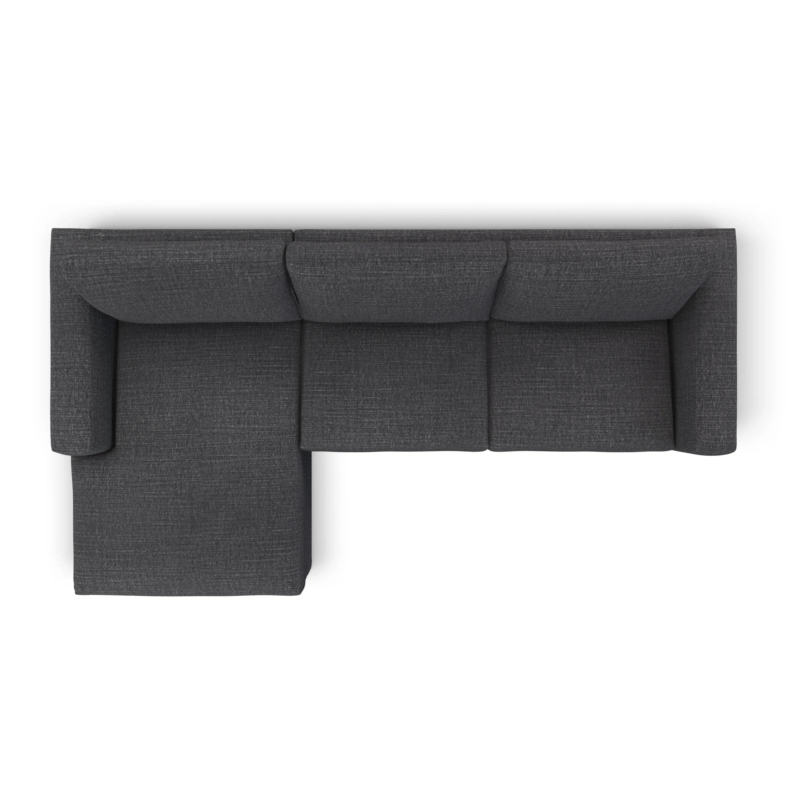 Riley 118.5_ Left Sectional - Napa Charcoal - Image 6