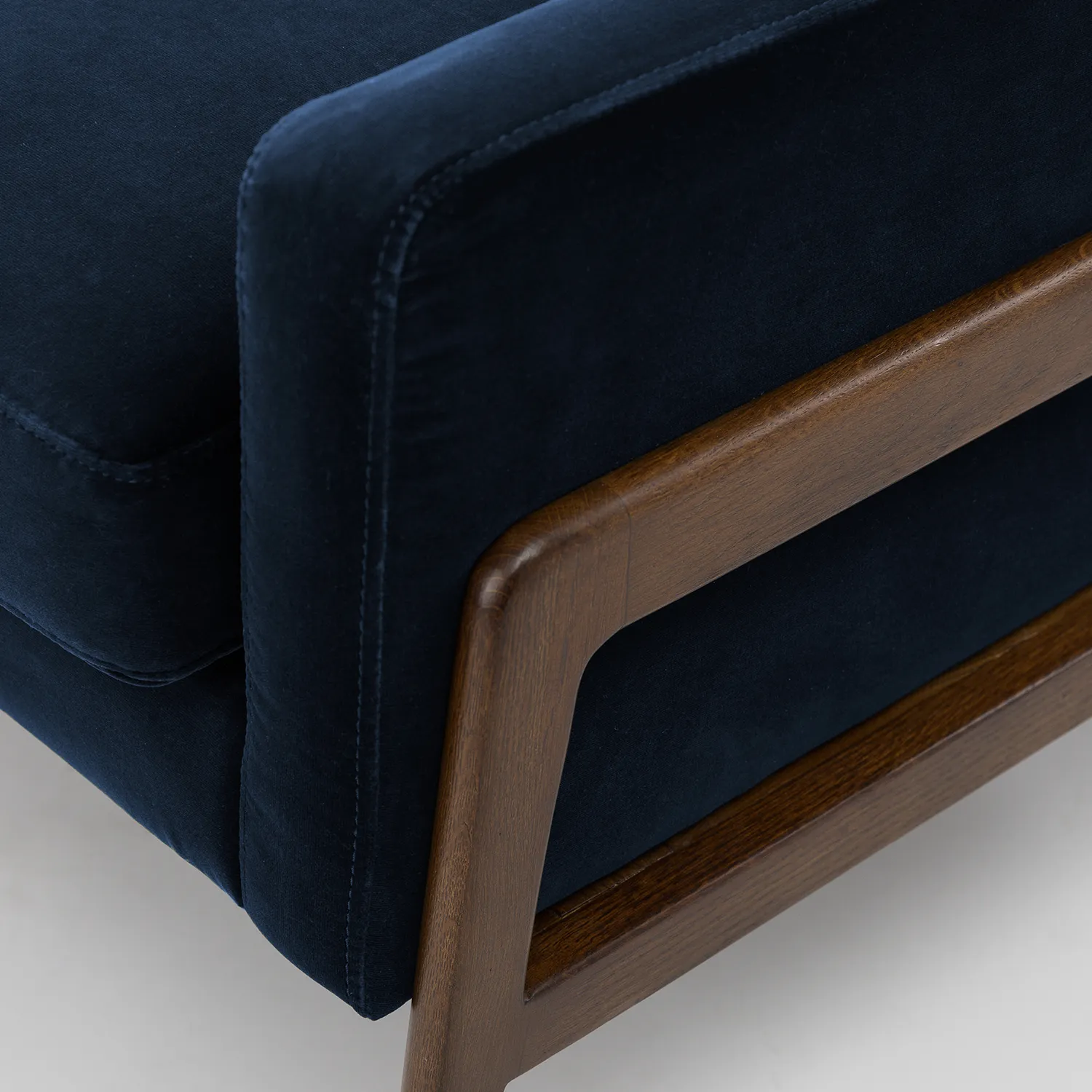Nord 29_ Velvet Lounge Chair - Cascadia Blue - Image 8