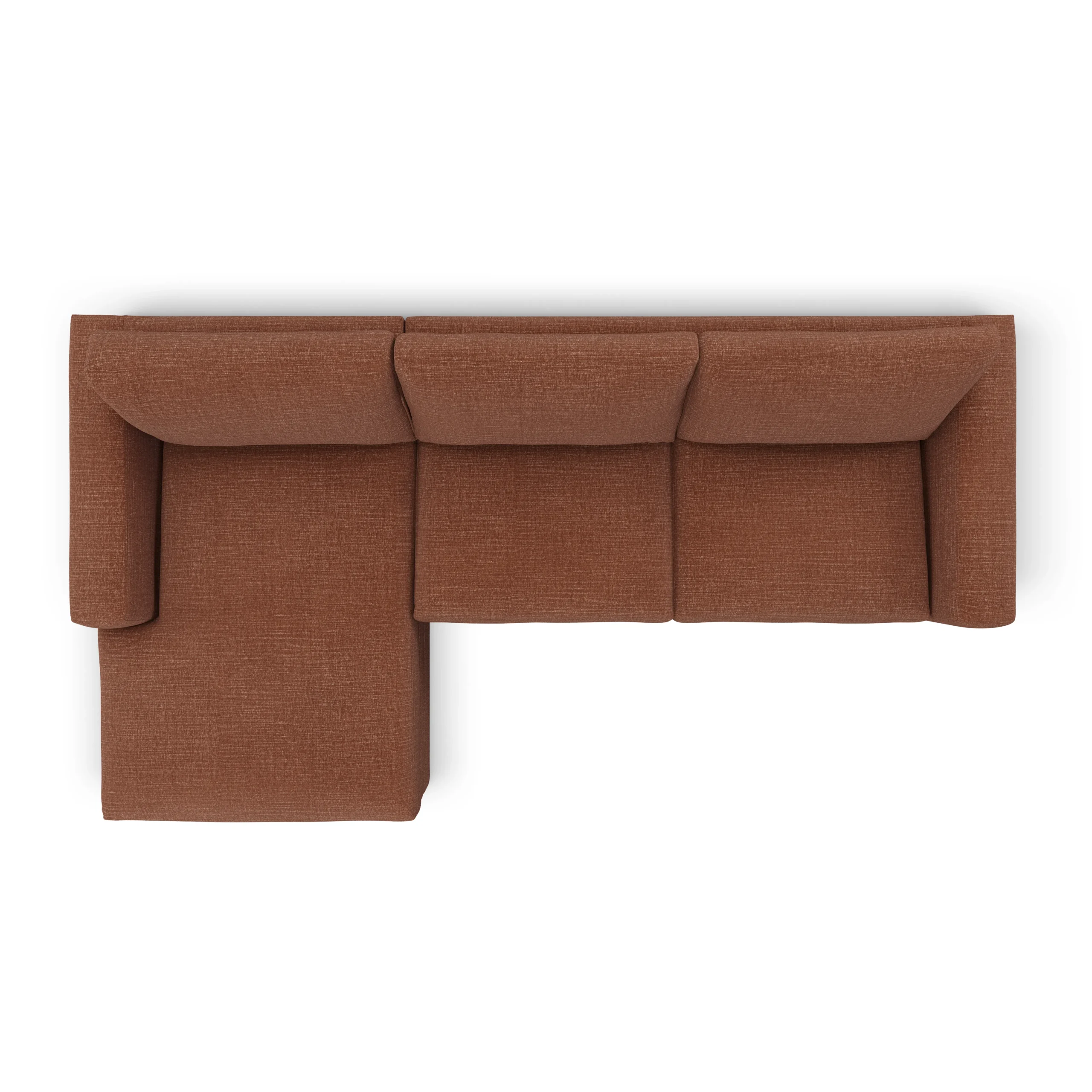 Riley 118.5_ Left Sectional - Napa Rust - Image 6