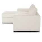 Riley 118.5_ Left Sectional - Napa White