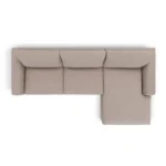 Riley 118.5_ Right Sectional - Napa Quartz