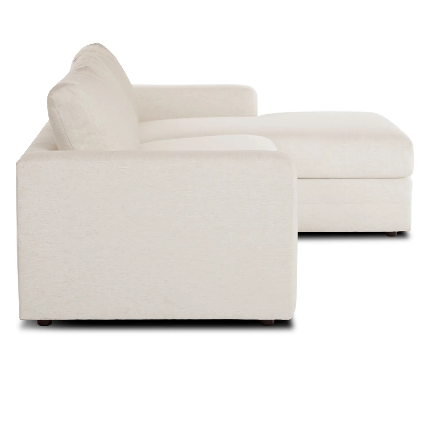 Riley 118.5_ Right Sectional - Napa White - Image 6