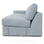 Riley 118.5_ Right Sectional - Silver Light Blue