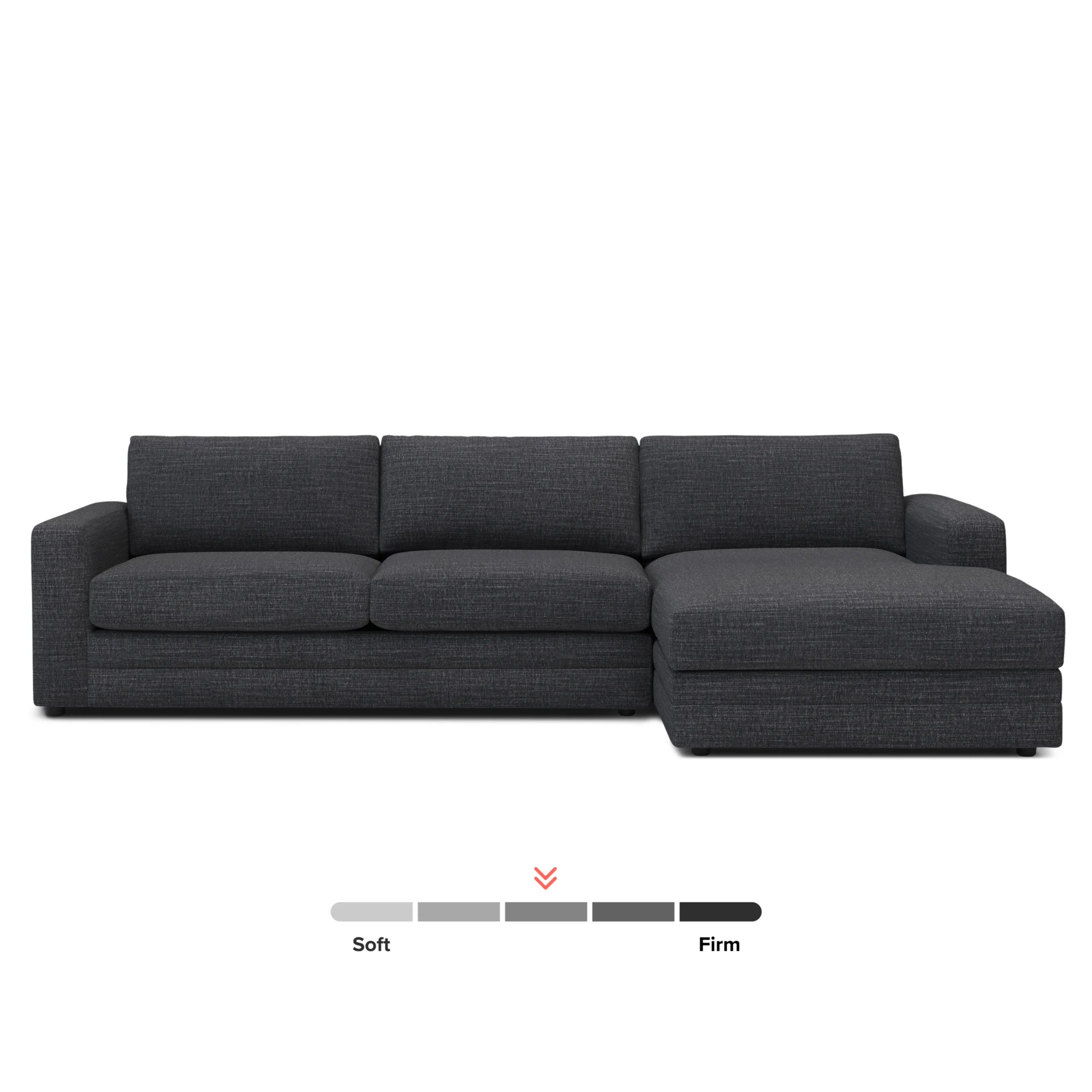 Riley 118_ Right Storage Sleeper Sectional - Napa Charcoal - Image 4