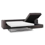 Riley 118_ Velvet Right Storage Sleeper Sectional - Hale Warm Gray