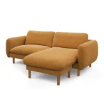 Sanders 85.5_ Reversible Sectional - Hestia Ginger