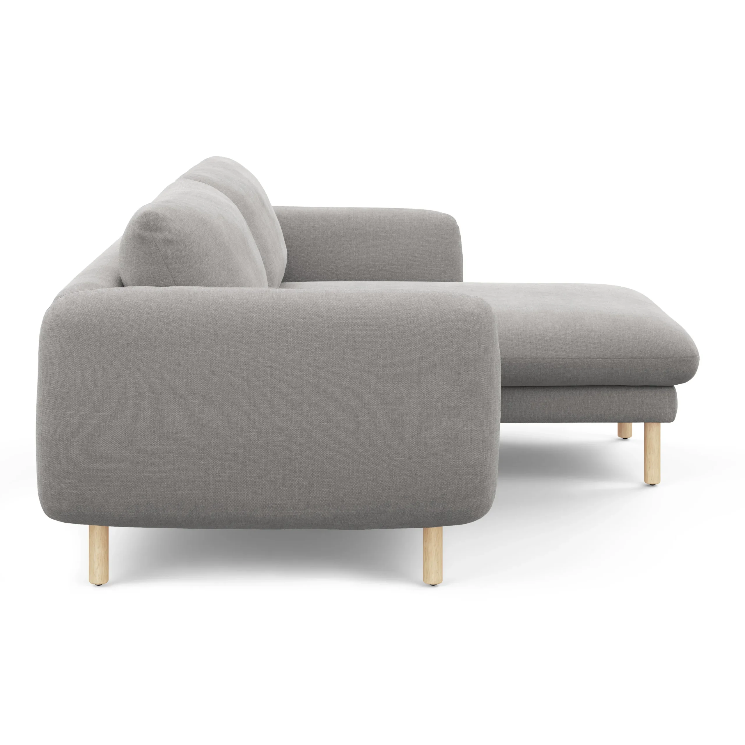 Sanders 85.5_ Reversible Sectional - Hestia Gray - Image 6