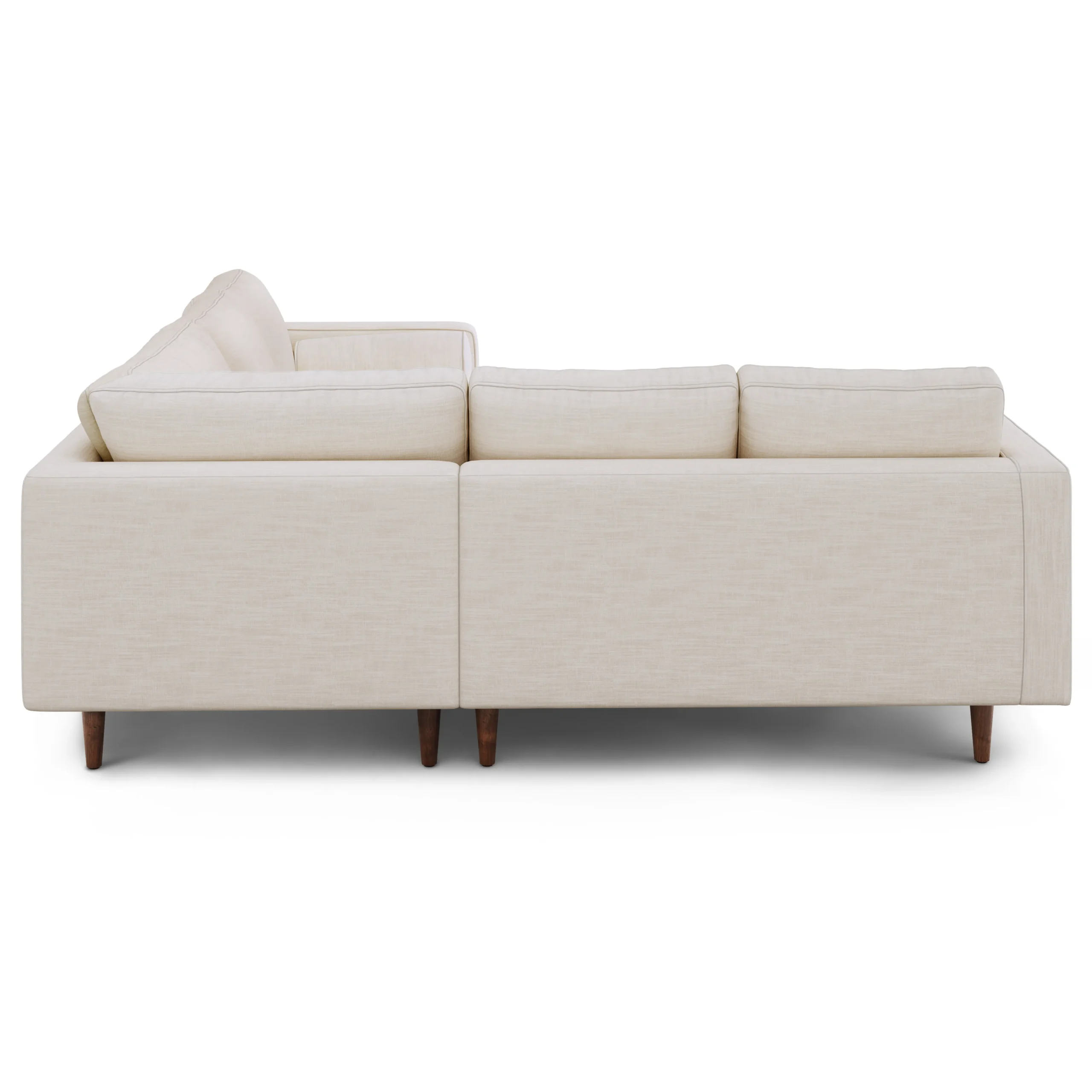 Sven 91_ Tufted Corner Sectional - Biscuit Cream - Image 6