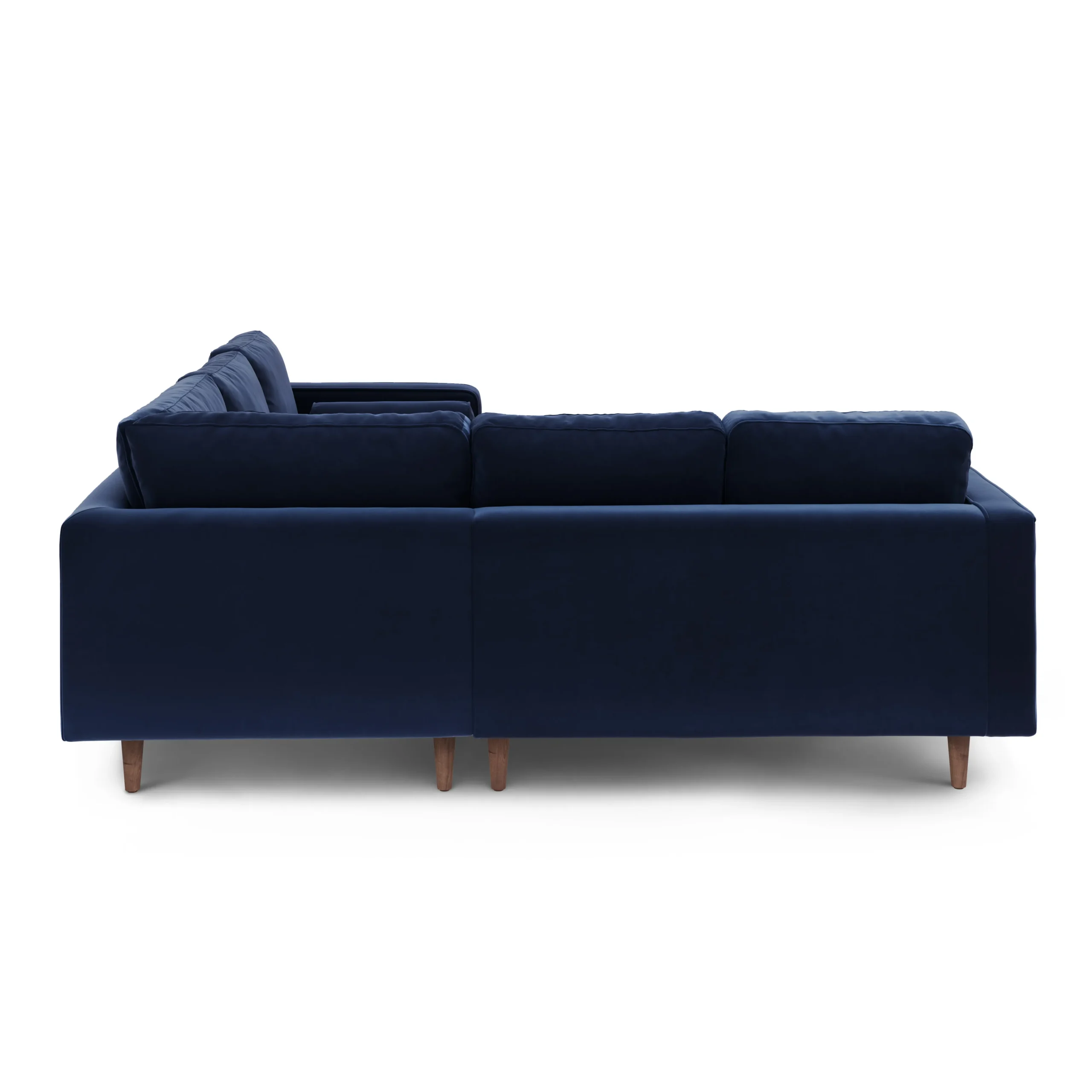 Sven 91_ Tufted Velvet Corner Sectional - Plush Cascadia Blue - Image 6