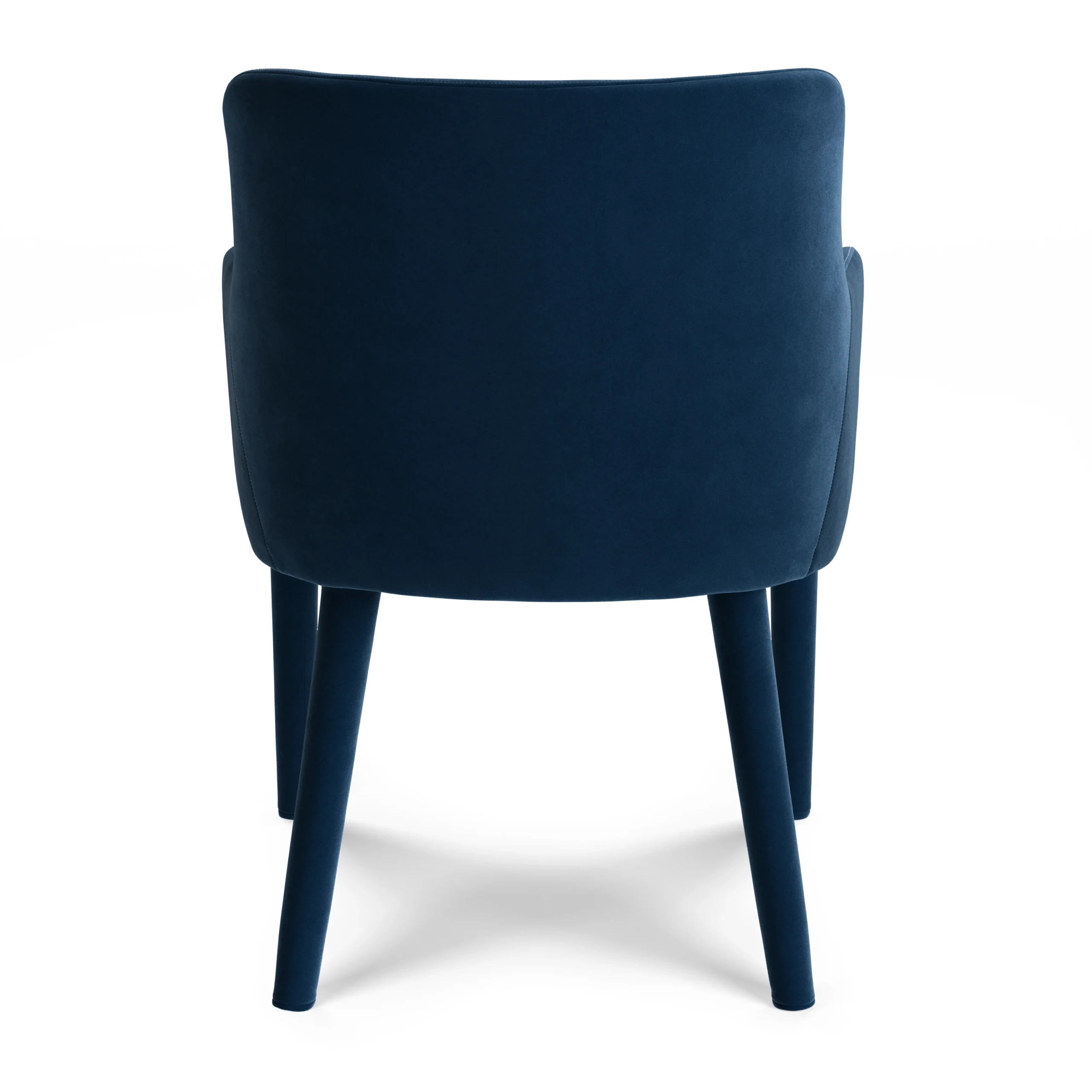 Harris Velvet Dining Armchair - Hale Navy - Image 6