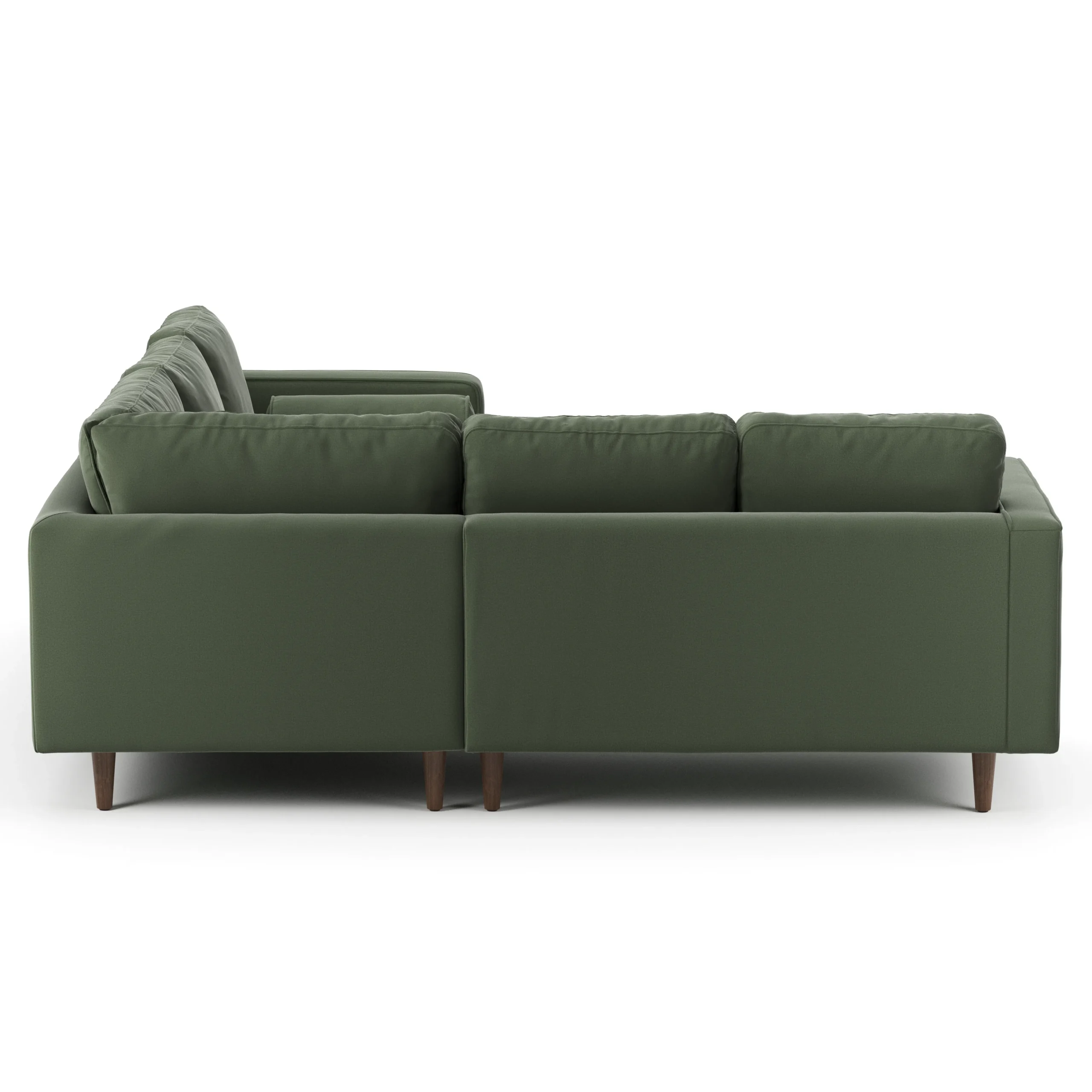 Sven 91_ Tufted Velvet Corner Sectional - Plush Pacific Green - Image 6