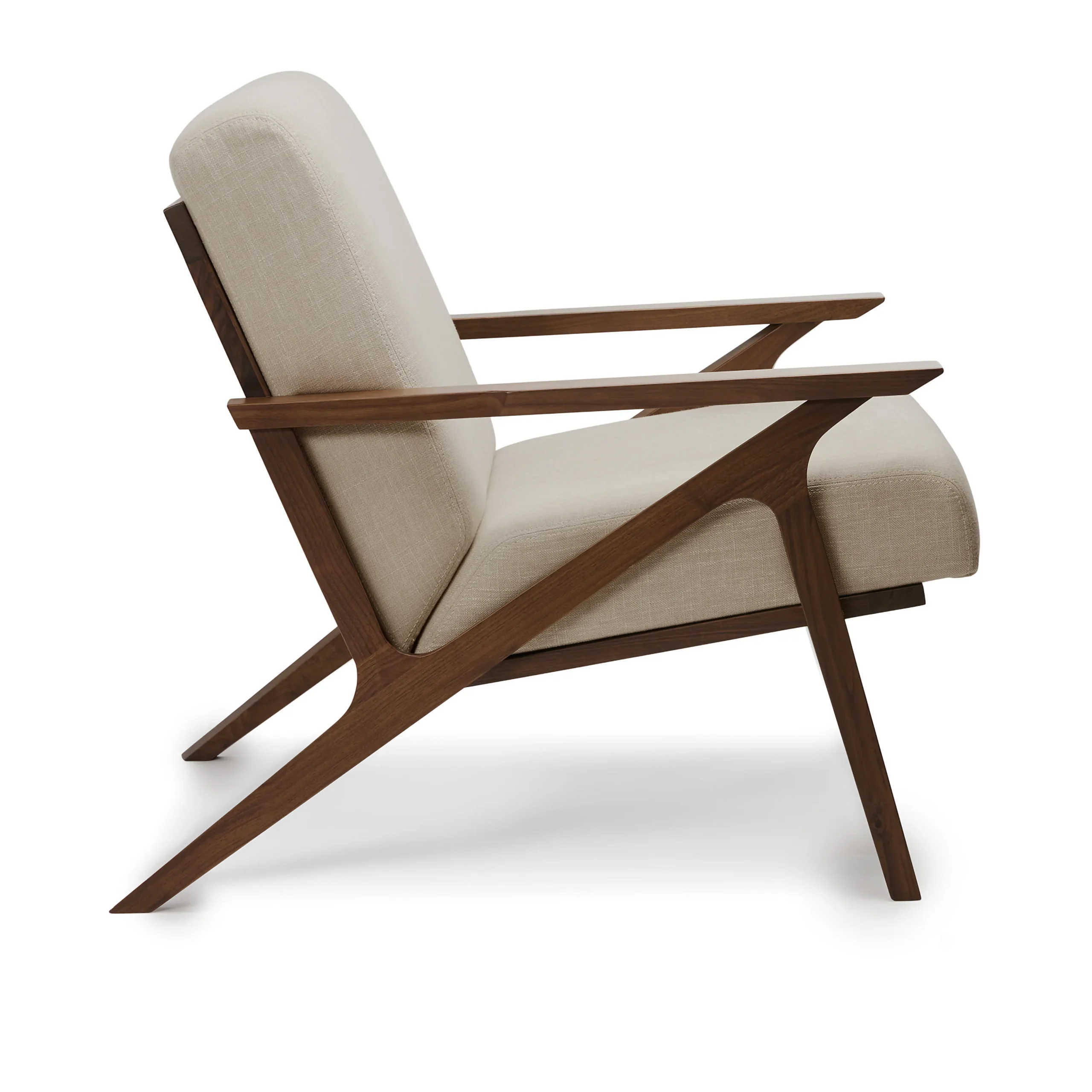 Otio 26_ Lounge Chair - Walnut and Welsh Taupe - Image 11