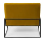 Regis 33_ Velvet Lounge Chair - Yarrow Gold