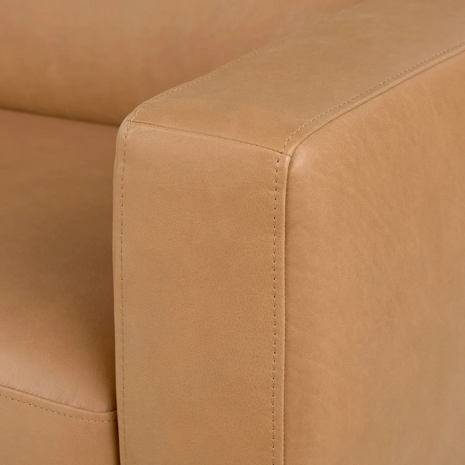 Rhett 38.5_ Leather Lounge Chair - Charme Tan - Image 7