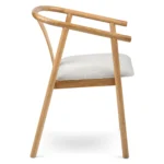 Fonra Dining Chair - Oak and Santolina Gray