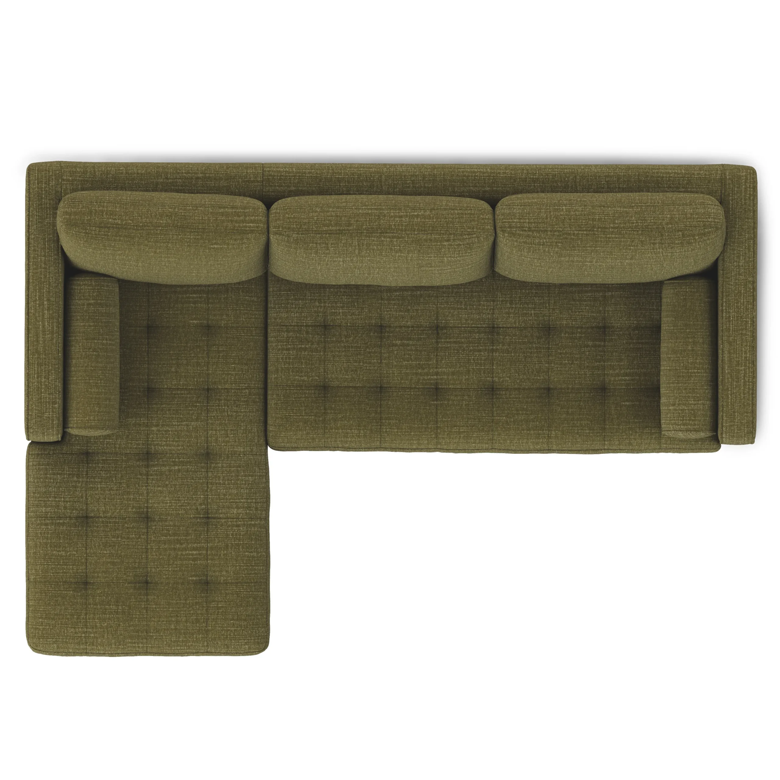 Sven 100_ Tufted Left Sectional - Napa Moss - Image 7
