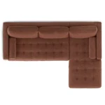 Sven 100_ Tufted Right Sectional - Ratine Oxide