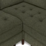 Sven 107" Tufted Corner Sectional - Fir Green