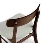 Ecole Dining Chair - Walnut and Welsh Gray