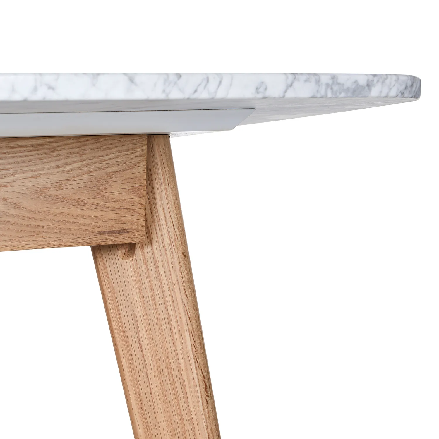 Vena Cafe Table - Oak and Marble - Image 7
