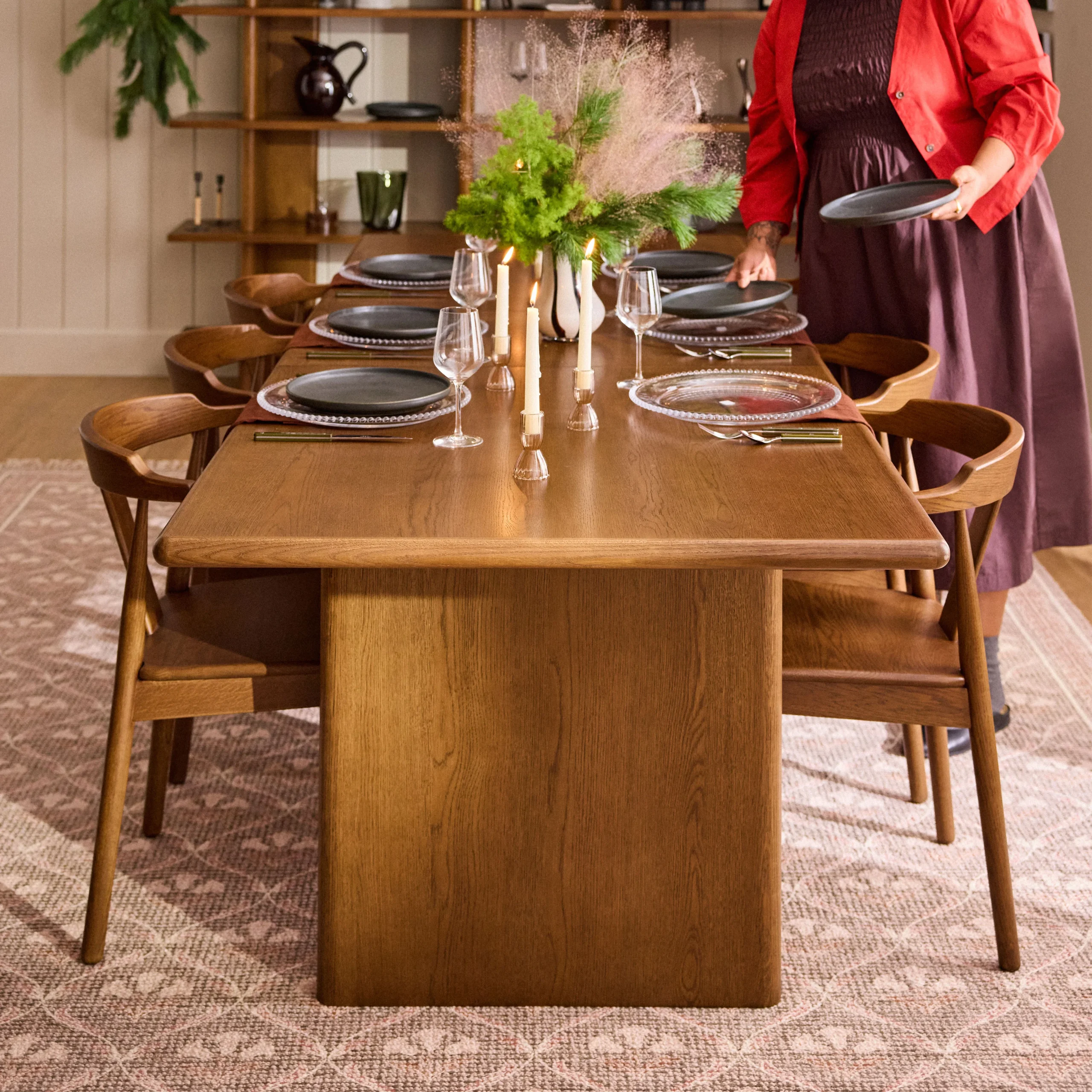 Torme 82.75_ - 104.25_ Extendable Dining Table - Smoked Oak - Image 7