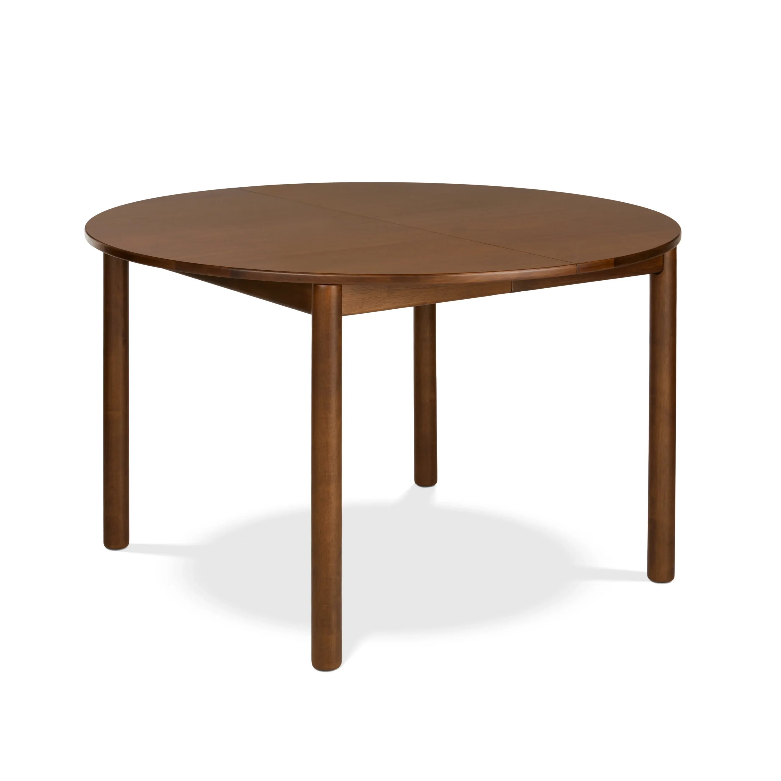 Heidi 48_ - 67.75_ Extendable Round Dining Table - Walnut - Image 7