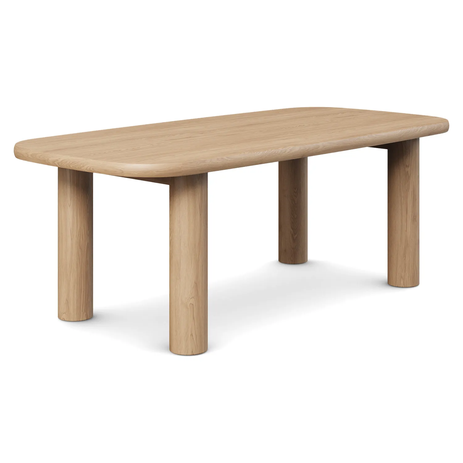 Adel 82.5_ Dining Table - White Oak - Image 7