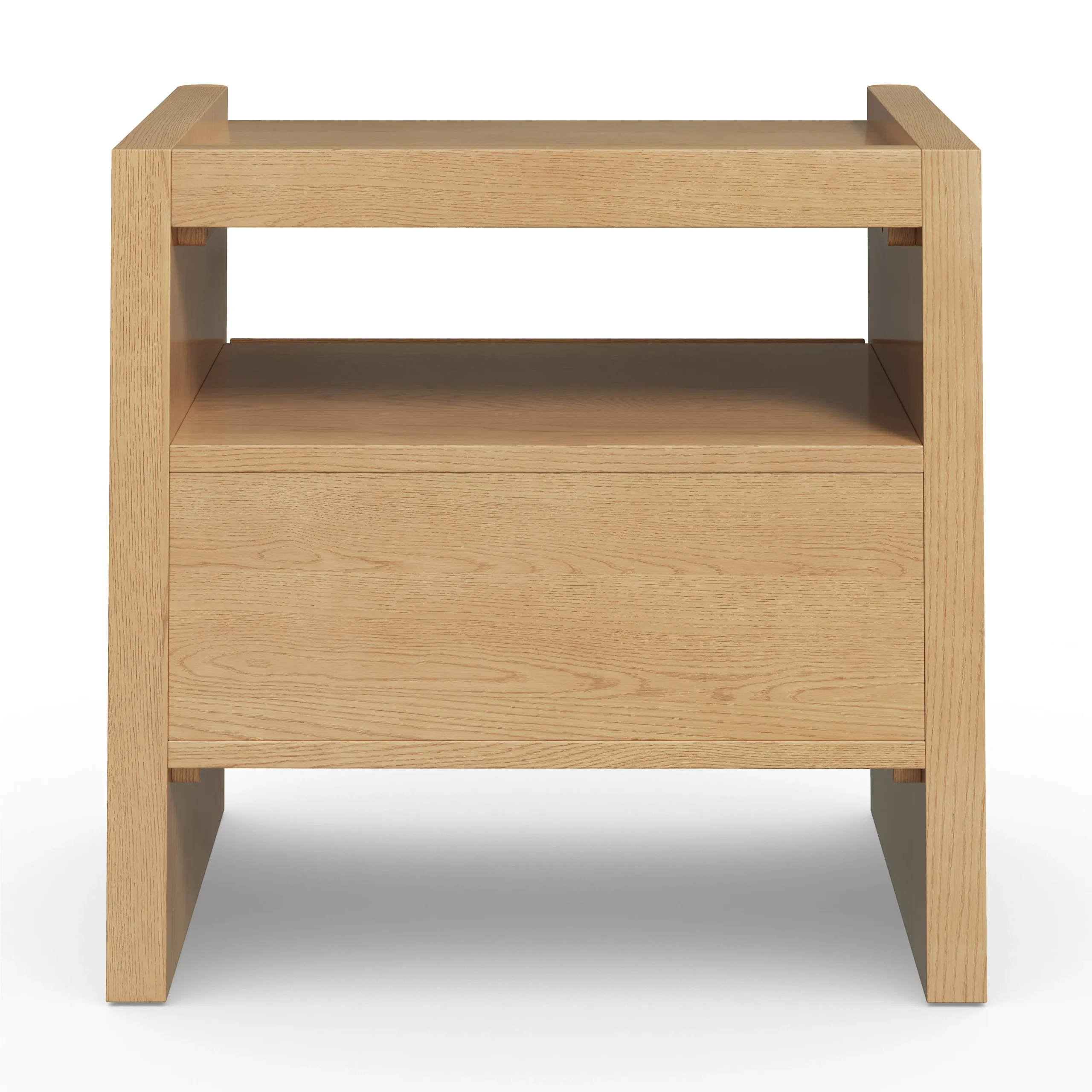 Torme 1-Drawer Nightstand - White Oak - Image 7