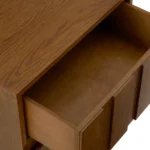 Marko 2-Drawer Nightstand - Smoked Oak