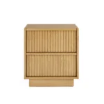 Kouva 2-Drawer Nightstand - Natural Oak