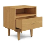 Cooper 1-Drawer Nightstand - Natural Oak