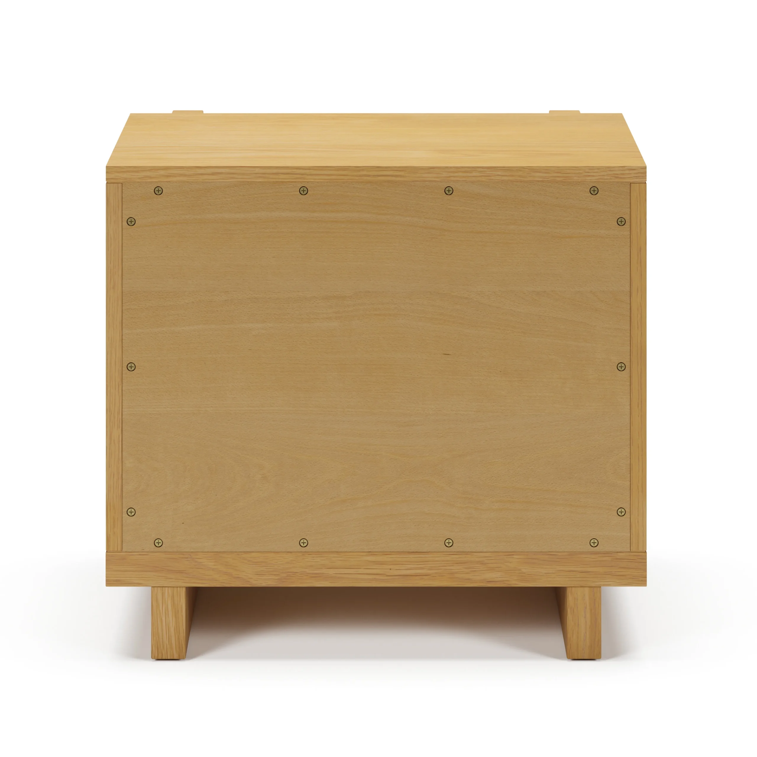 Ayra 2-Drawer Nightstand - Natural Oak - Image 7