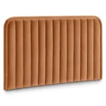 Rolph Queen Velvet Headboard - Plush Pacific Rust