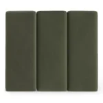 Noel Queen Velvet Headboard - Hale Fir Green