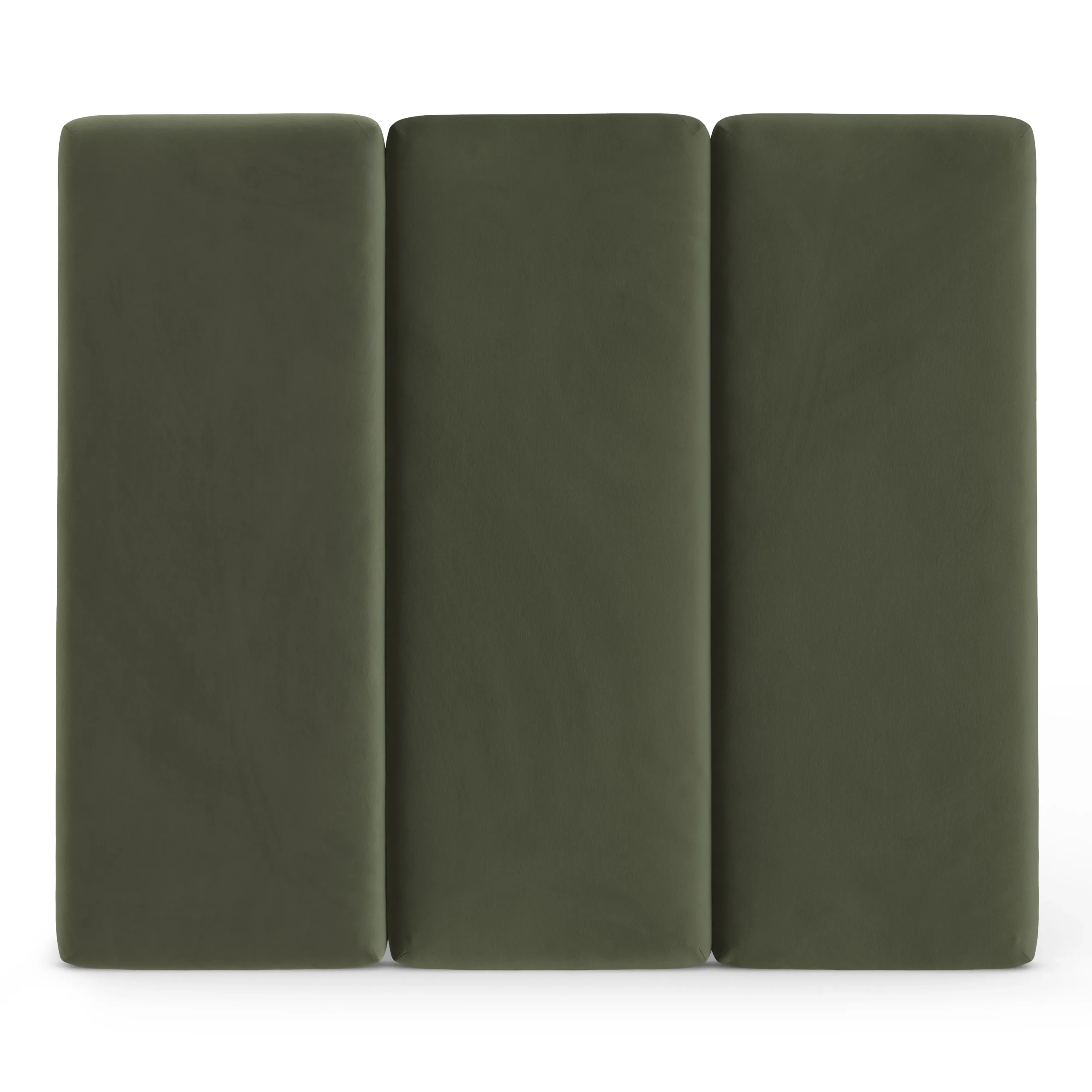 Noel Queen Velvet Headboard - Hale Fir Green - Image 7