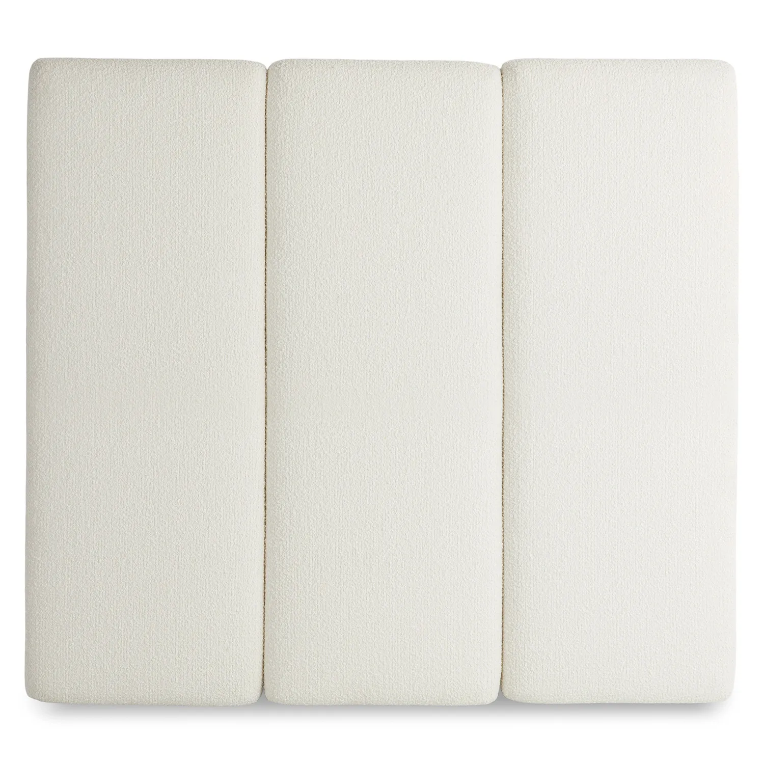 Noel Queen Tall Headboard - Lunaria White Bouclé - Image 8