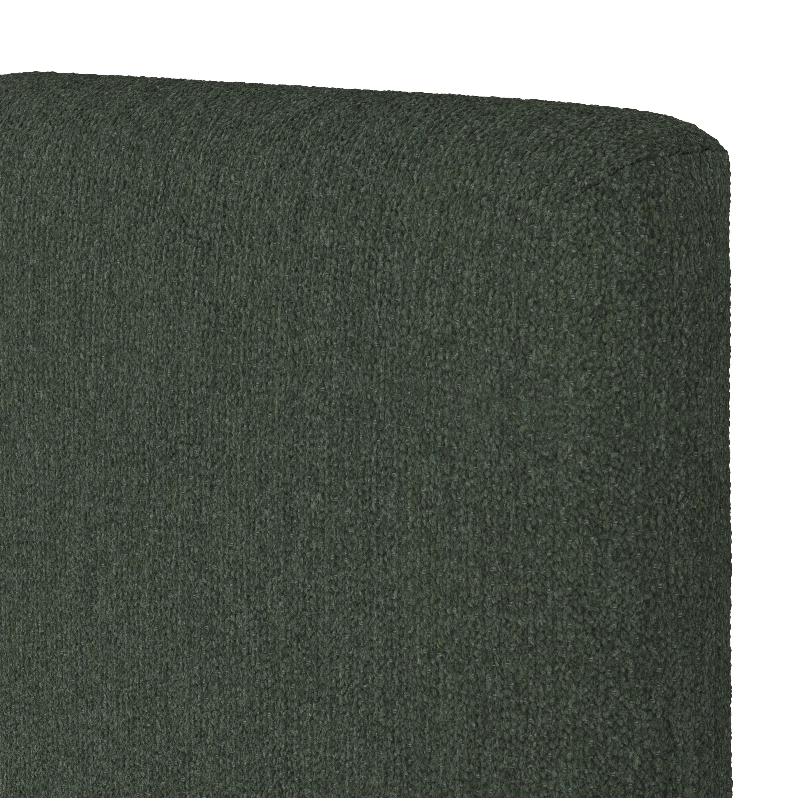 Noel Queen Tall Headboard - Green Wool Bouclé - Image 8