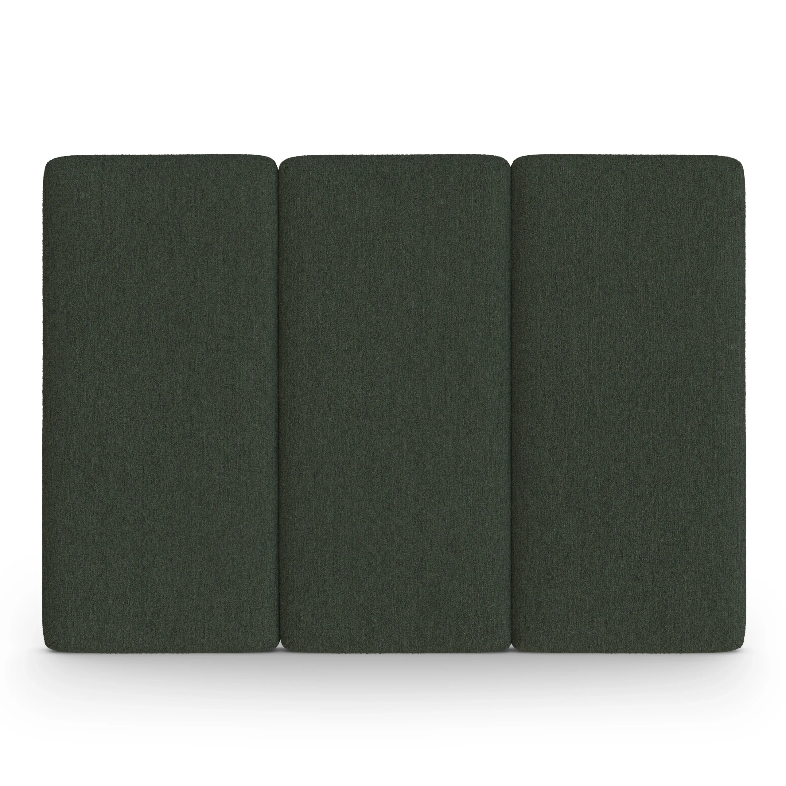 Noel Queen Headboard - Green Wool Bouclé - Image 7