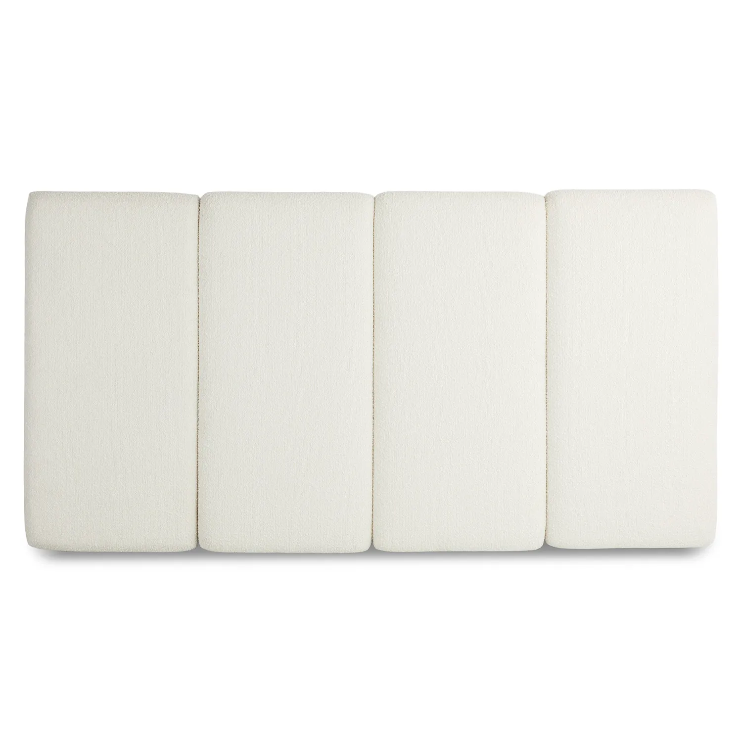 Noel King Headboard - Lunaria White Bouclé - Image 7