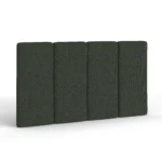Noel King Headboard - Green Wool Bouclé
