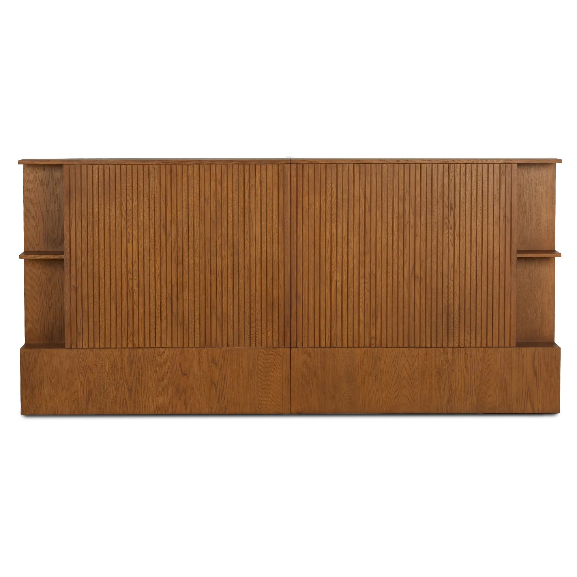 Kouva King Storage Headboard - Smoked Oak - Image 7